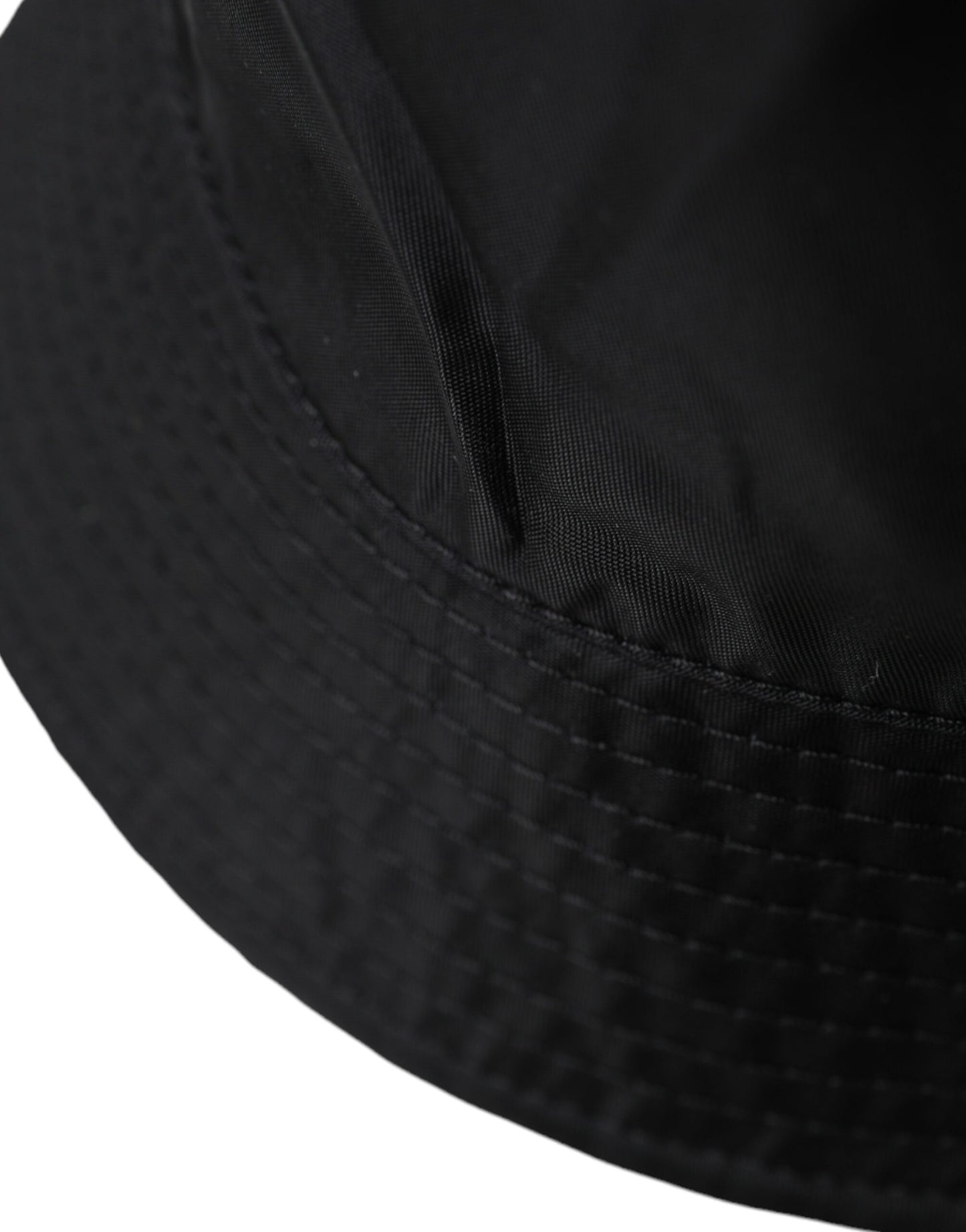 Sombrero de pescador con ala ancha negra para hombre