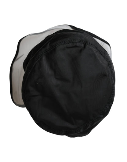 Sombrero de pescador de plástico y poliéster negro para hombre