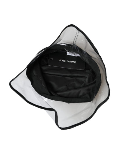 Sombrero de pescador de plástico y poliéster negro para hombre