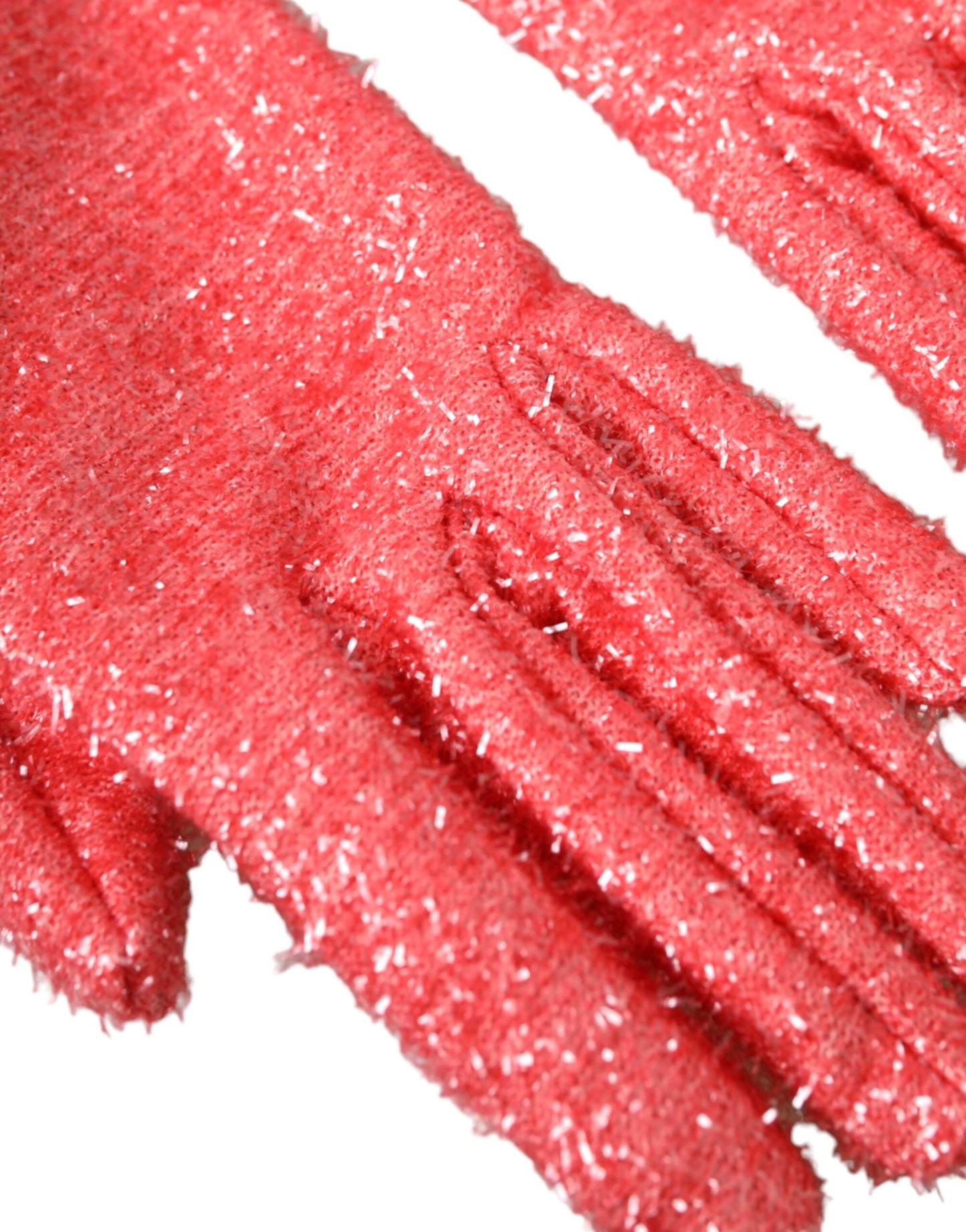 Guantes Fantasia de lúrex rosa hasta la mitad del brazo