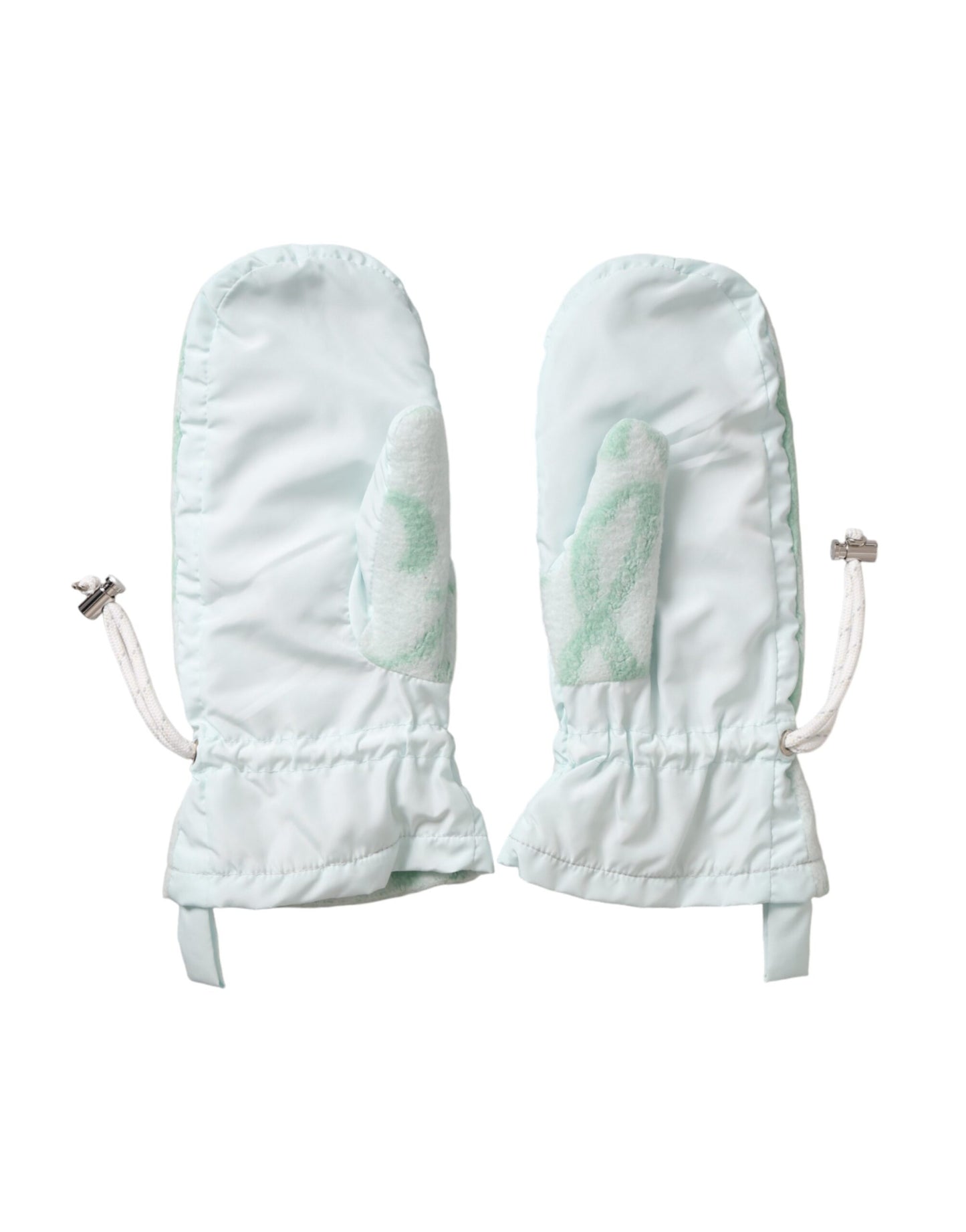 Guantes de nailon blanco de vellón hasta la muñeca