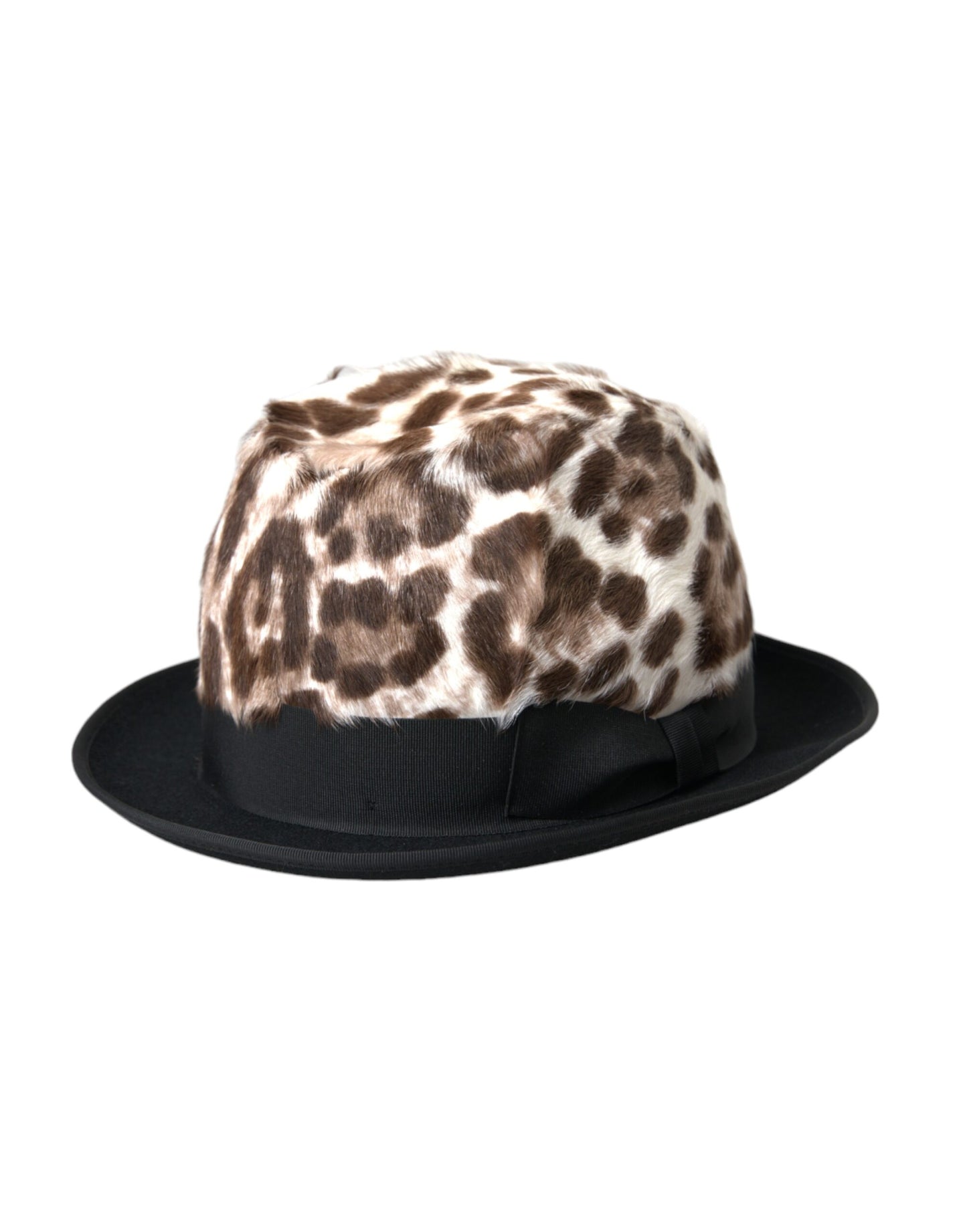 Sombrero Fedora de leopardo multicolor para mujer