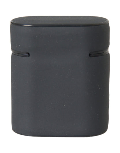 Funda para AirPods de silicona con logotipo en relieve en blanco y negro