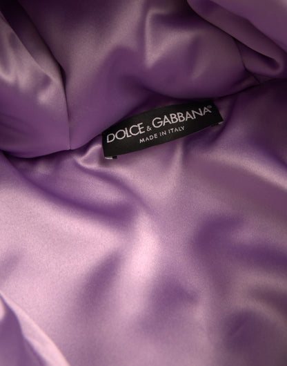 Chaqueta acolchada con capucha y logotipo de corazón multicolor
