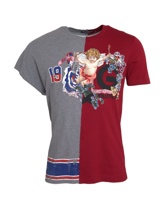 Camiseta de manga corta con gráfico multicolor