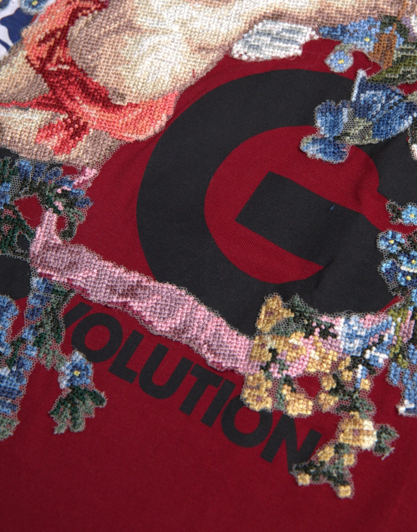 Camiseta de manga corta con gráfico multicolor