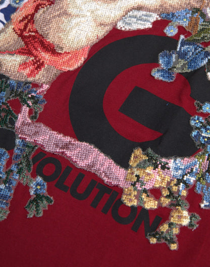 Camiseta de manga corta con gráfico multicolor