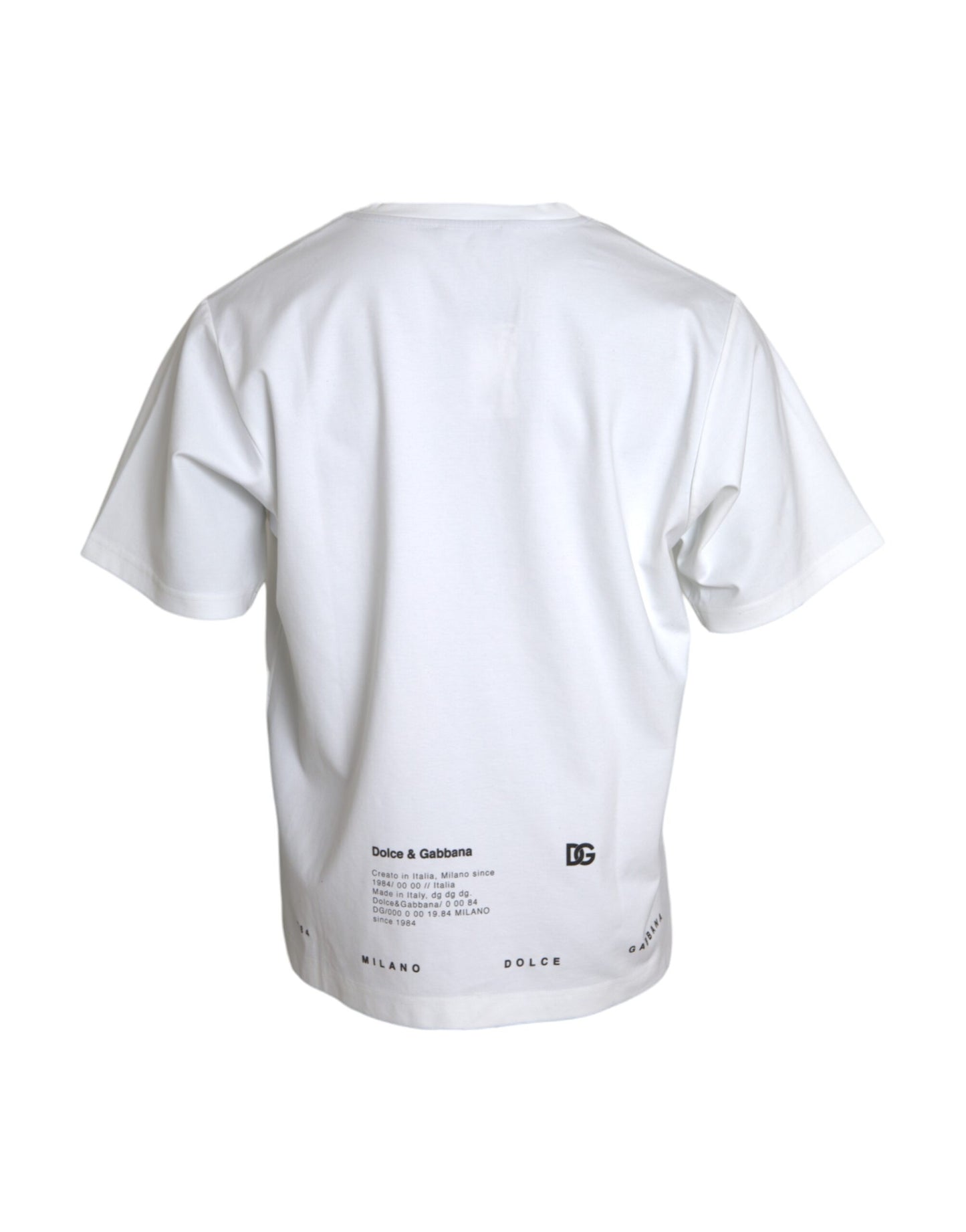 Camiseta de algodón con estampado de labios rojos y blancos para hombre
