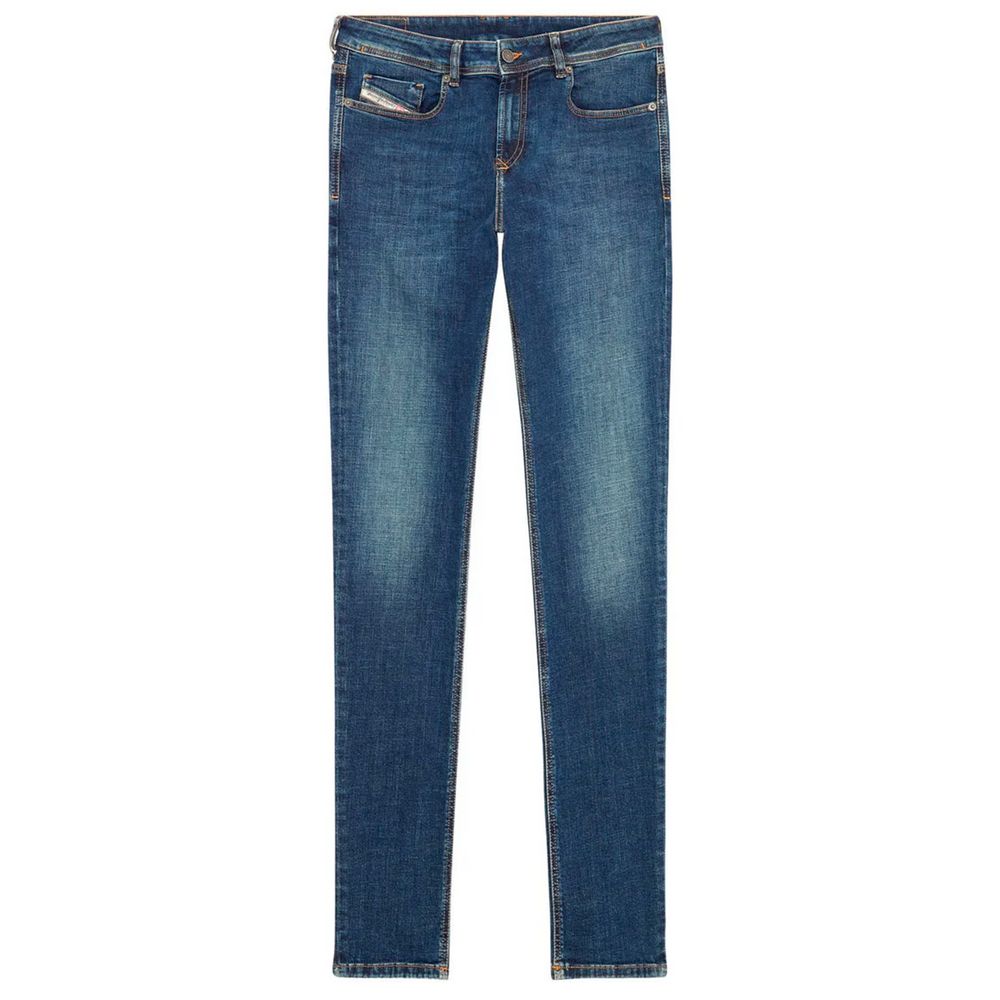 Vaqueros y pantalones de algodón azul