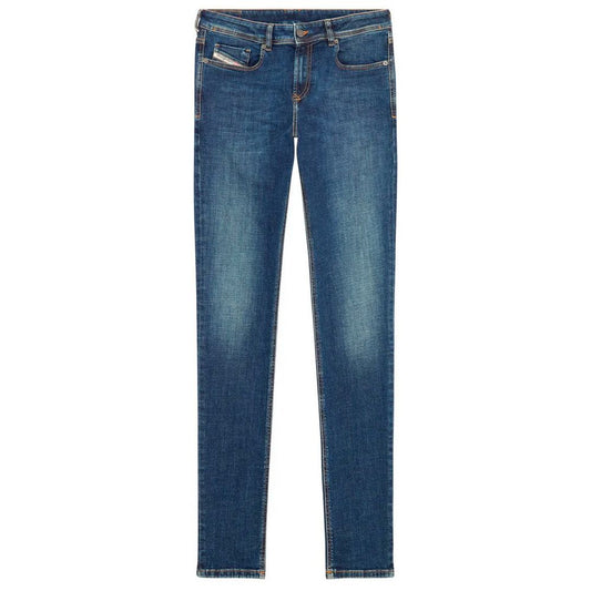 Vaqueros y pantalones de algodón azul