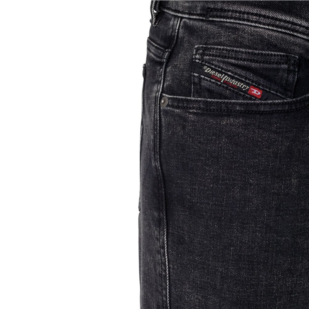 Vaqueros y pantalones de algodón negro