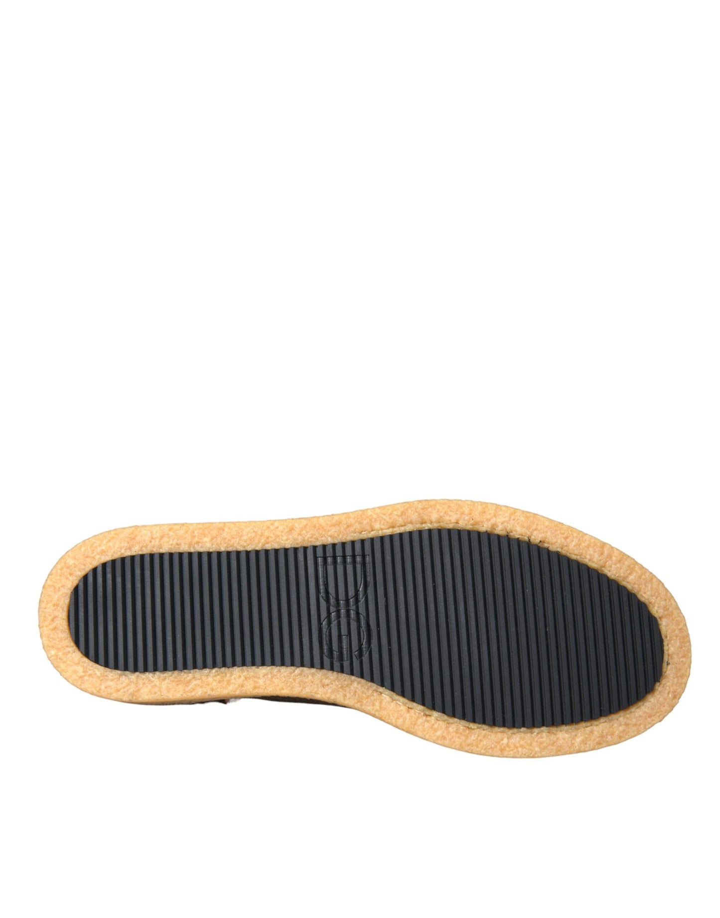 Mocasines de piel de oveja marrón y negra para hombre
