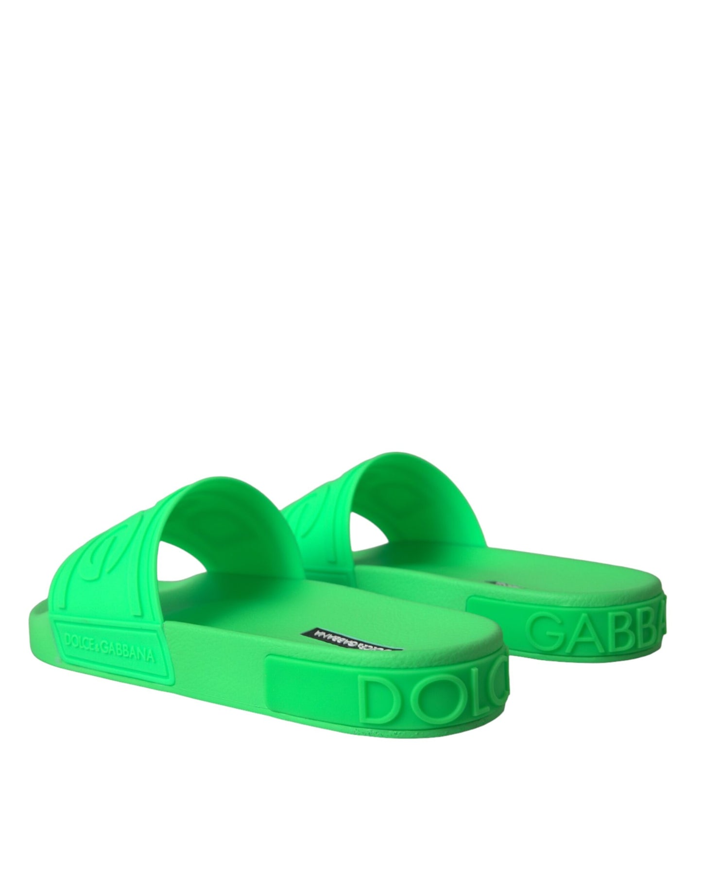 Sandalias de cuero verde para playa