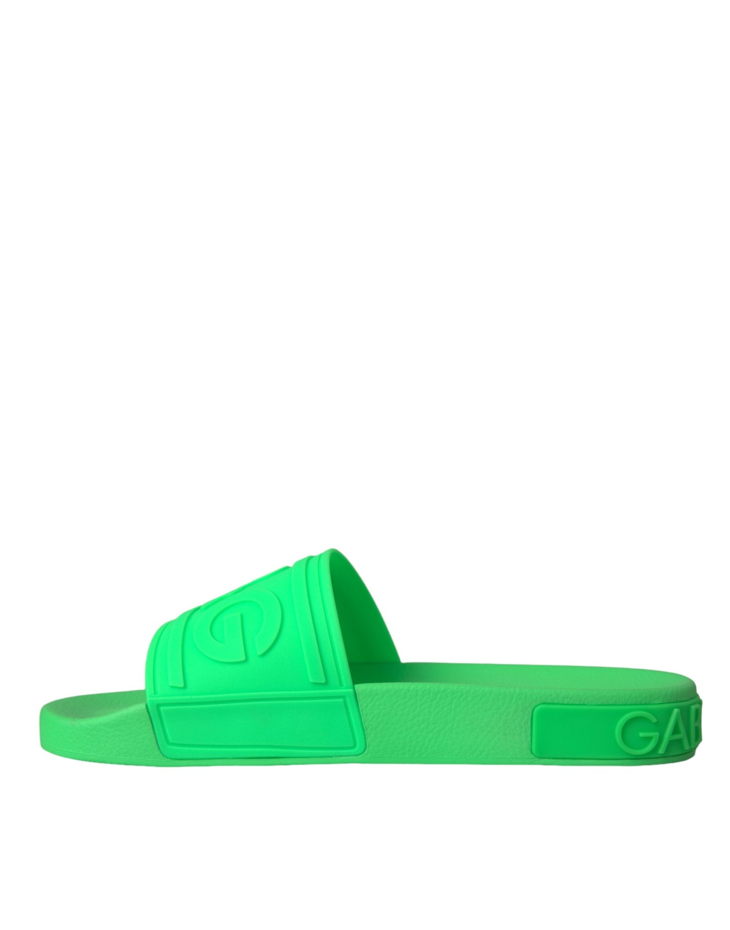 Sandalias de cuero verde para playa