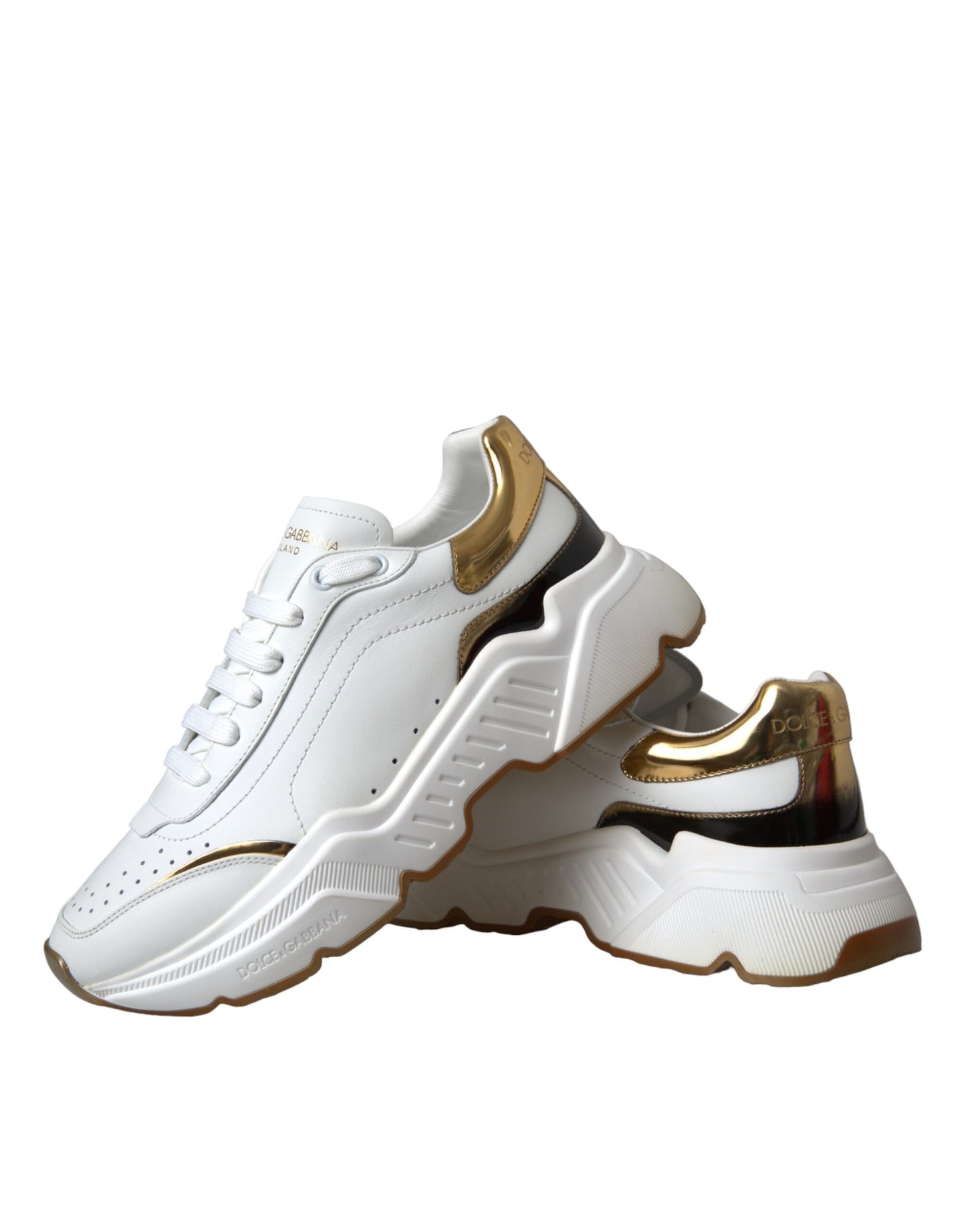 Zapatillas deportivas de piel DAYMASTER en oro blanco