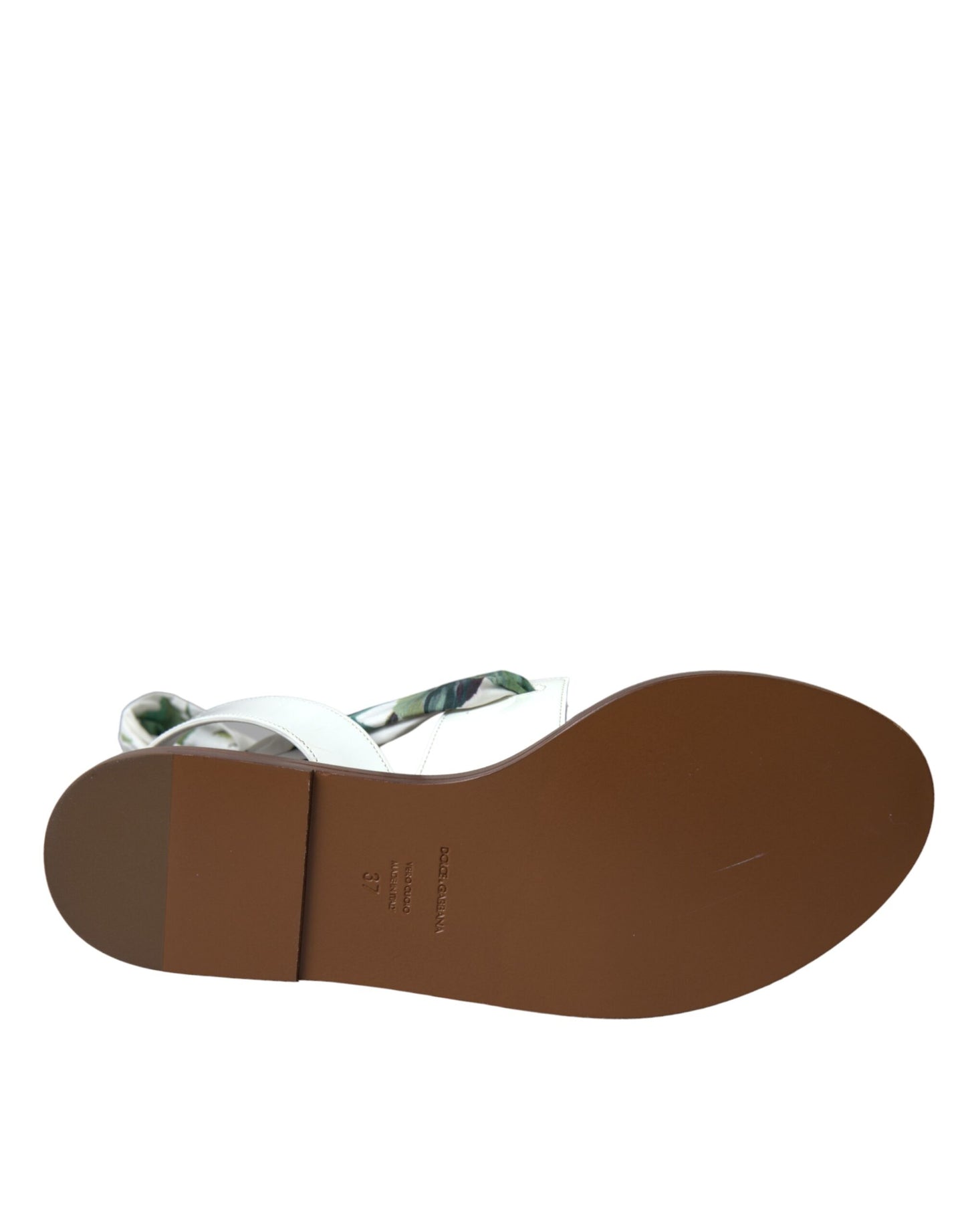 Sandalias cruzadas hasta el tobillo con estampado floral multicolor