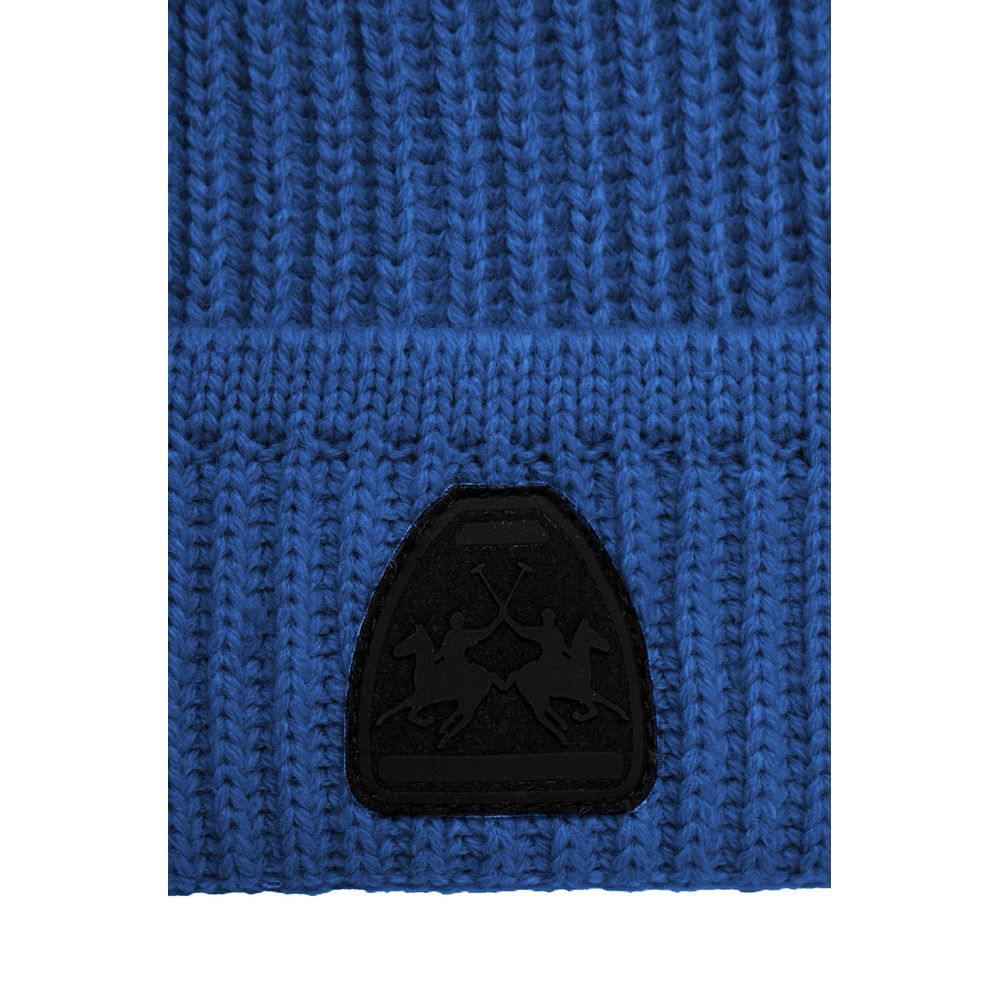 Gorro acrílico azul claro para hombre