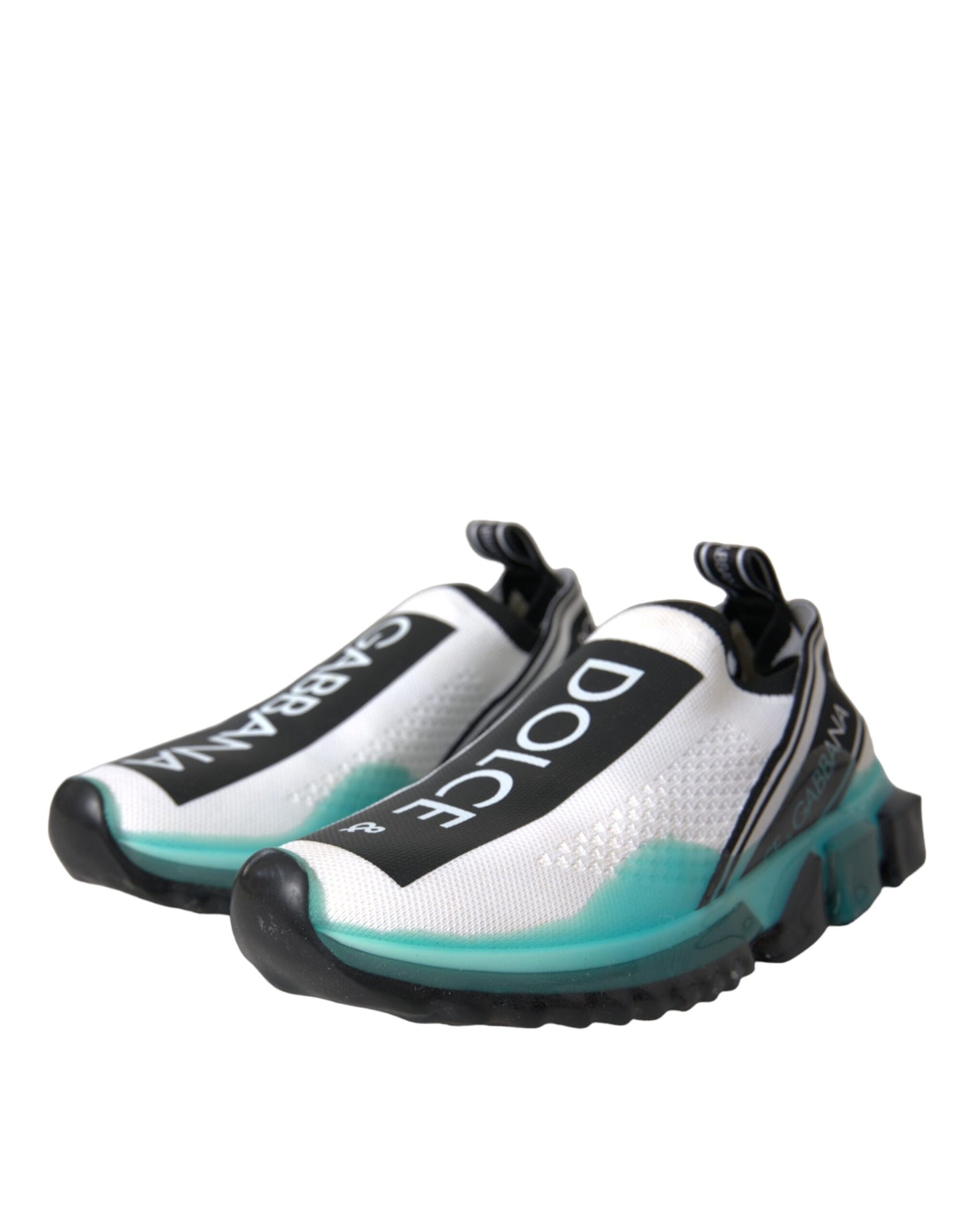 Zapatillas Sorrento sin cordones negras, blancas y azules