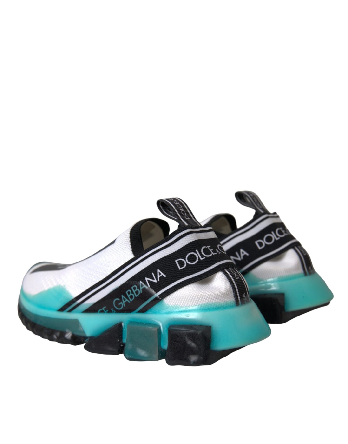 Zapatillas Sorrento sin cordones negras, blancas y azules
