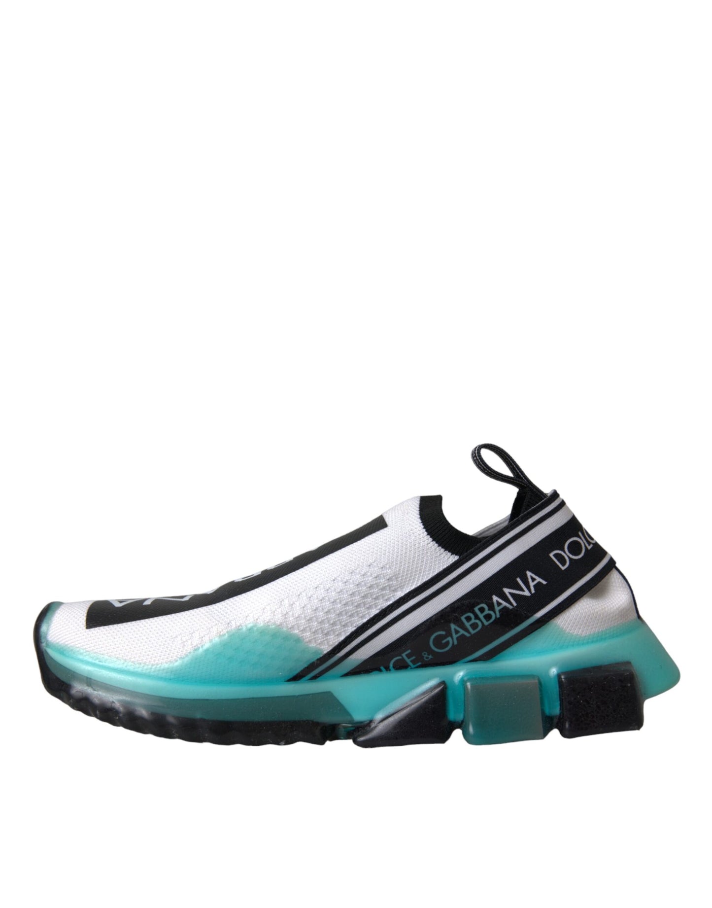 Zapatillas Sorrento sin cordones negras, blancas y azules