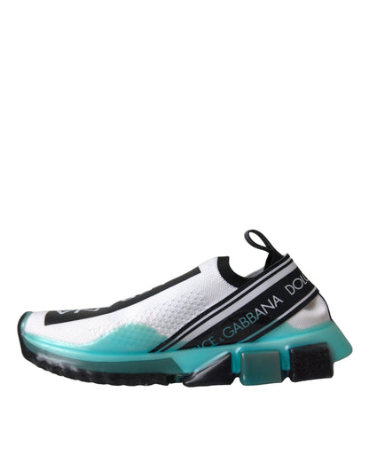 Zapatillas Sorrento sin cordones negras, blancas y azules