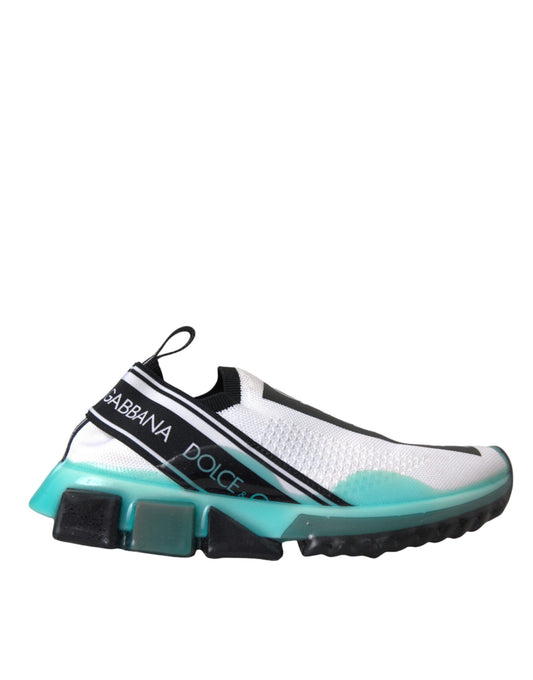 Zapatillas Sorrento sin cordones negras, blancas y azules