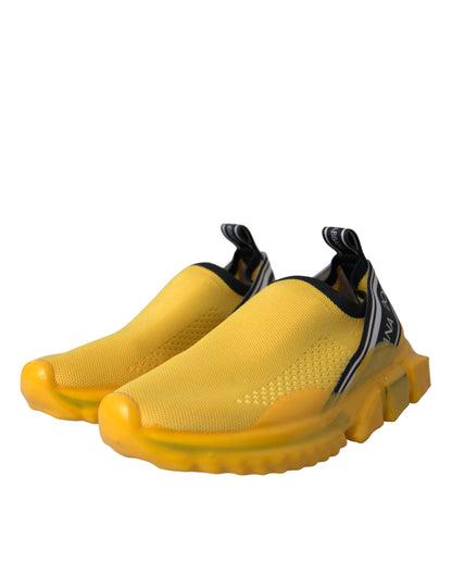 Zapatillas Sorrento amarillas sin cordones para mujer