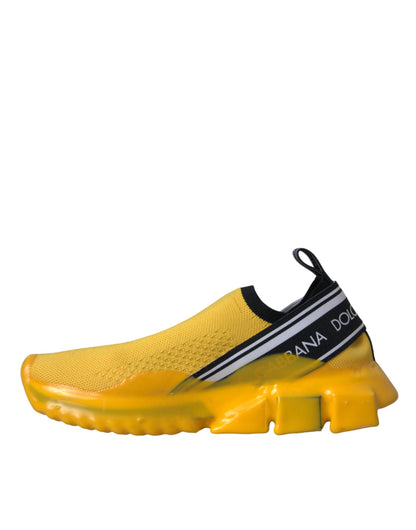 Zapatillas Sorrento amarillas sin cordones para mujer
