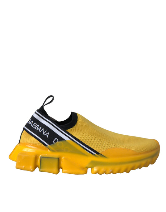 Zapatillas Sorrento amarillas sin cordones para mujer