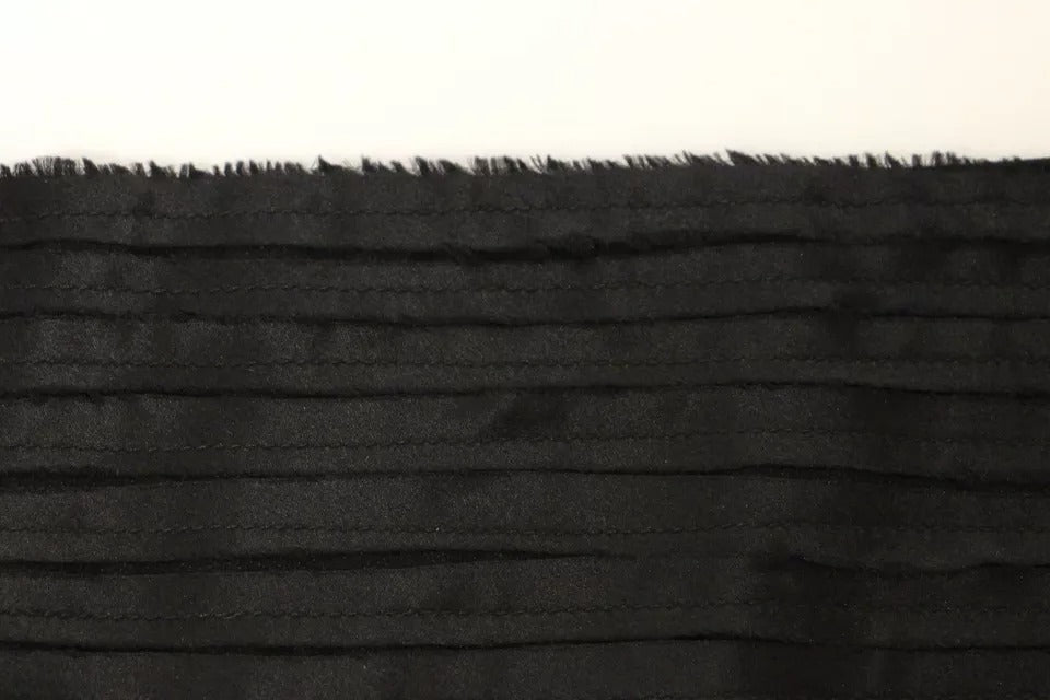 Faja de seda negra para mujer