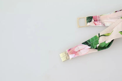 Traje de baño con estampado floral rosa y parte superior de bikini para la playa