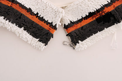 Top bustier con lentejuelas en tonos vibrantes