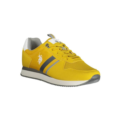 Zapatillas deportivas amarillas de poliéster para hombre
