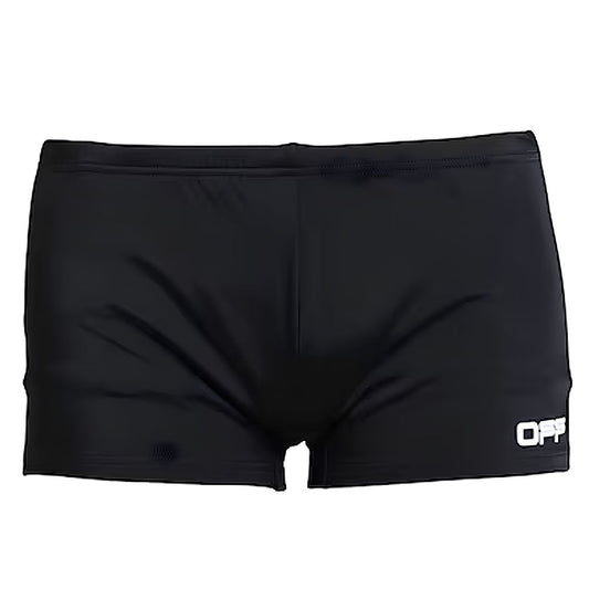 Bañador de nailon negro para hombre