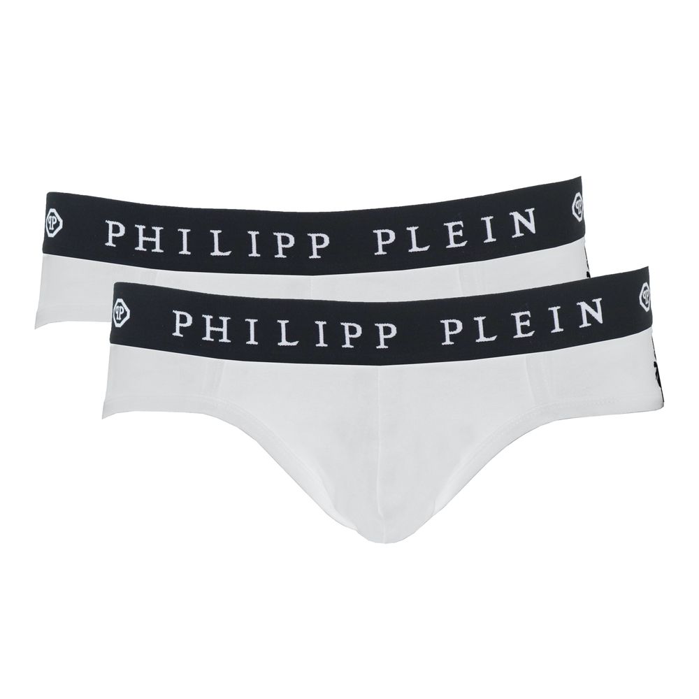 Calzoncillos bóxer blancos de algodón para hombre