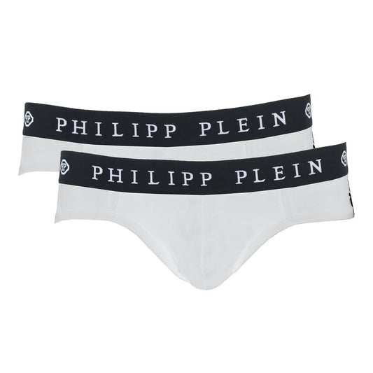 Calzoncillos bóxer blancos de algodón para hombre