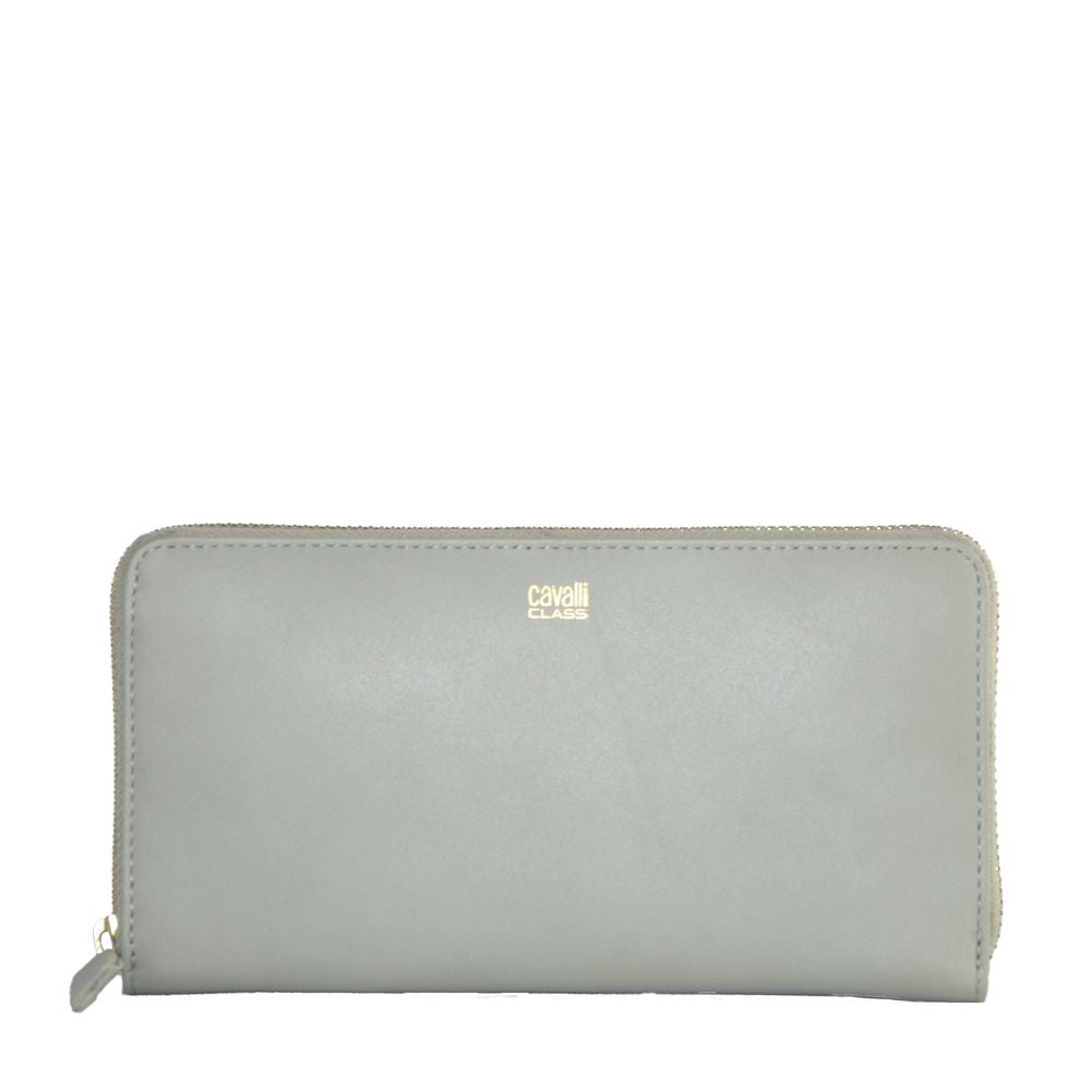 Cartera de mujer de piel de becerro gris