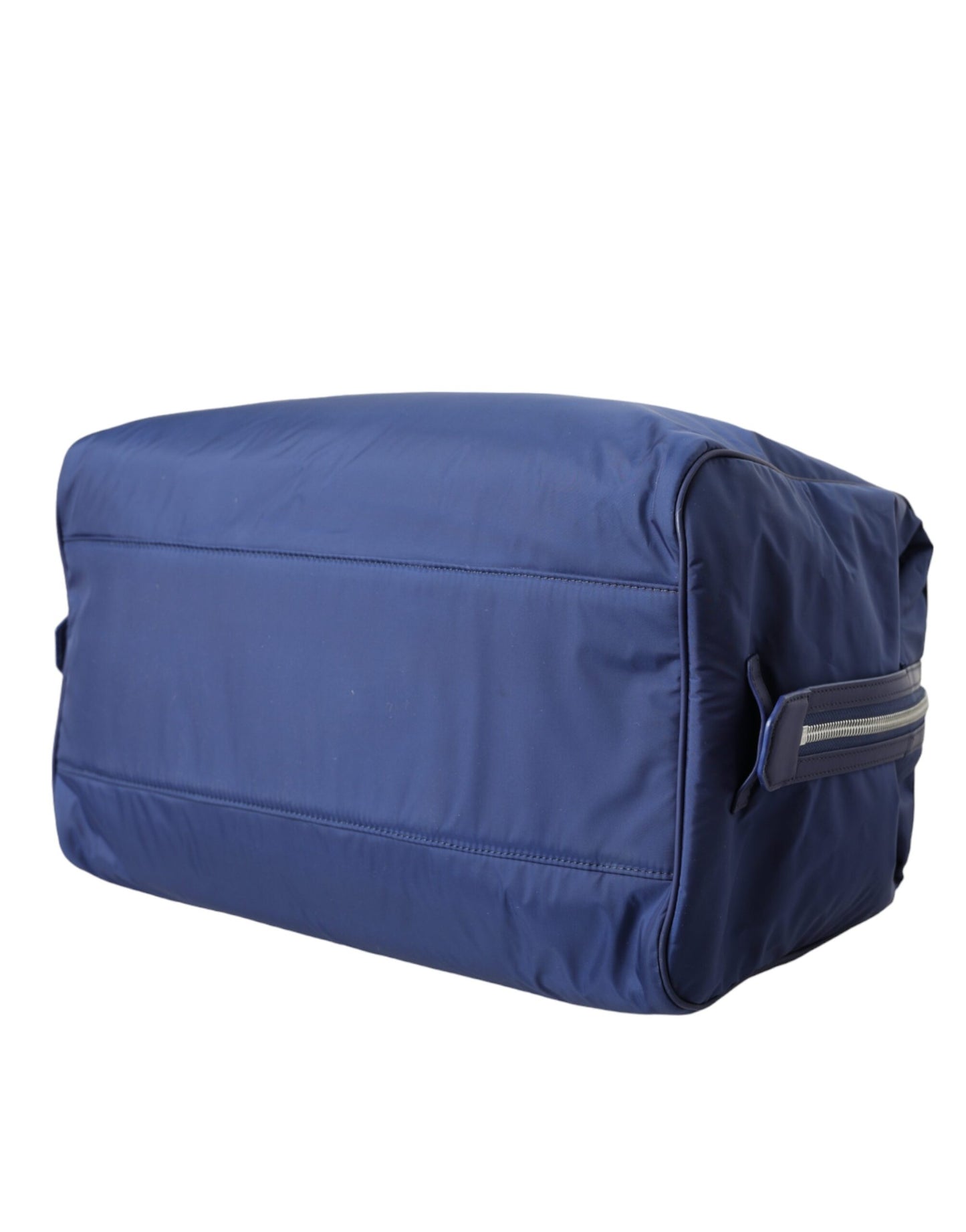 Bolso de mano y bandolera de piel de becerro de nailon azul