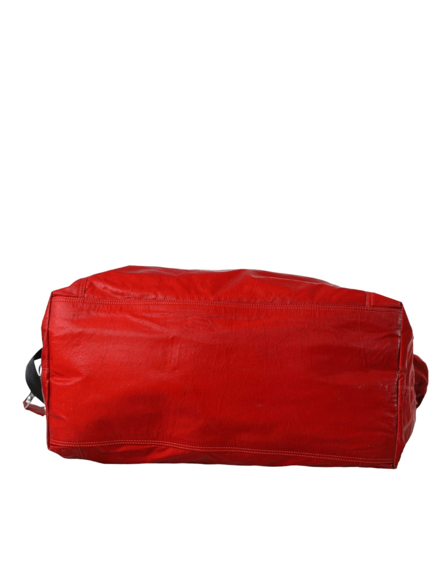 Bolso bandolera de piel de becerro de nailon rojo