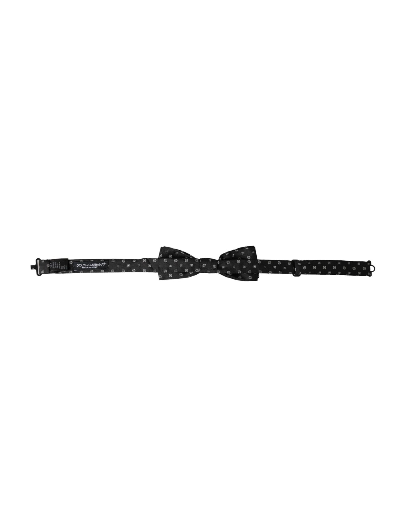 Pajarita Papillon de seda negra con cuello ajustable para hombre