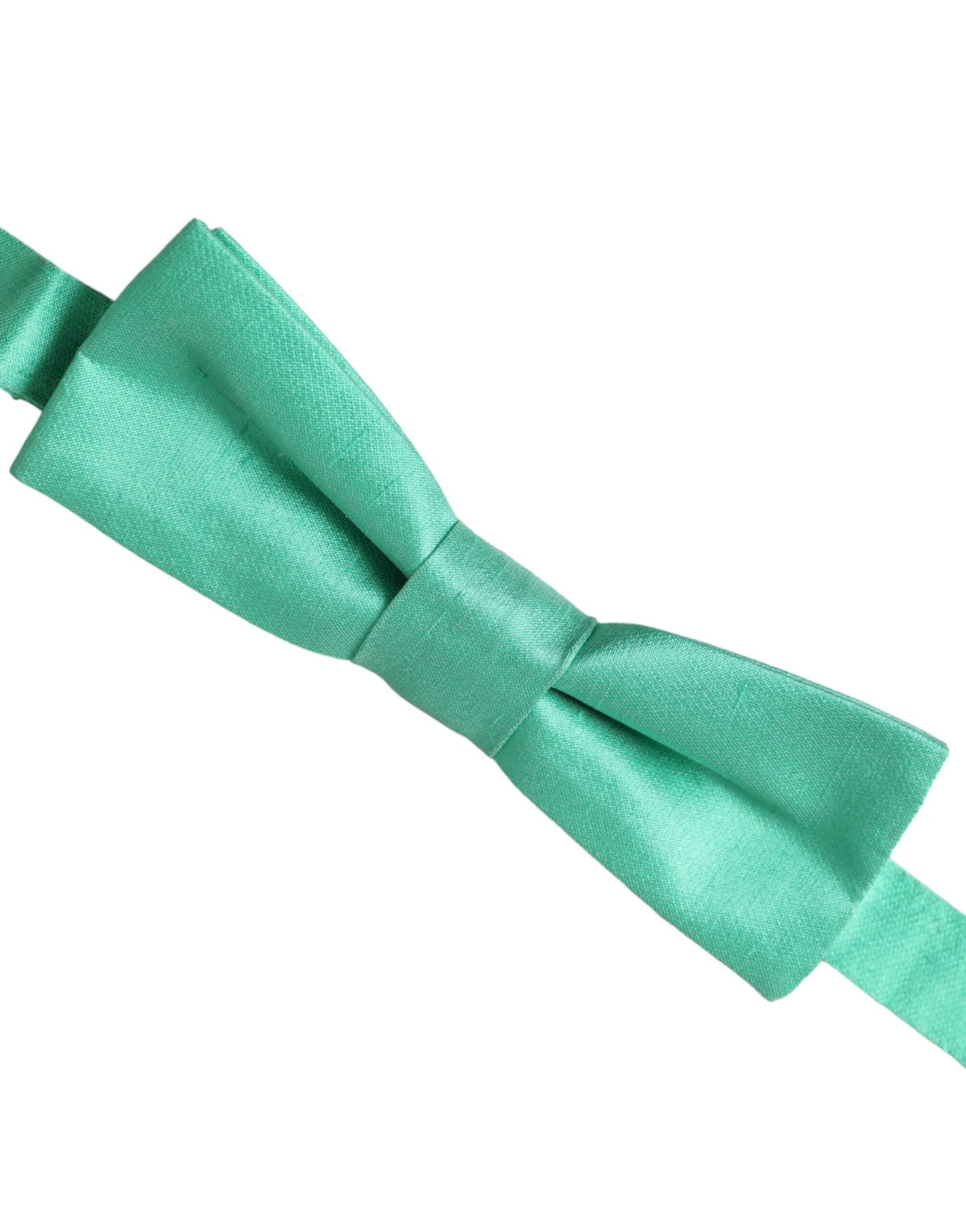 Pajarita de seda verde menta ajustable para hombre