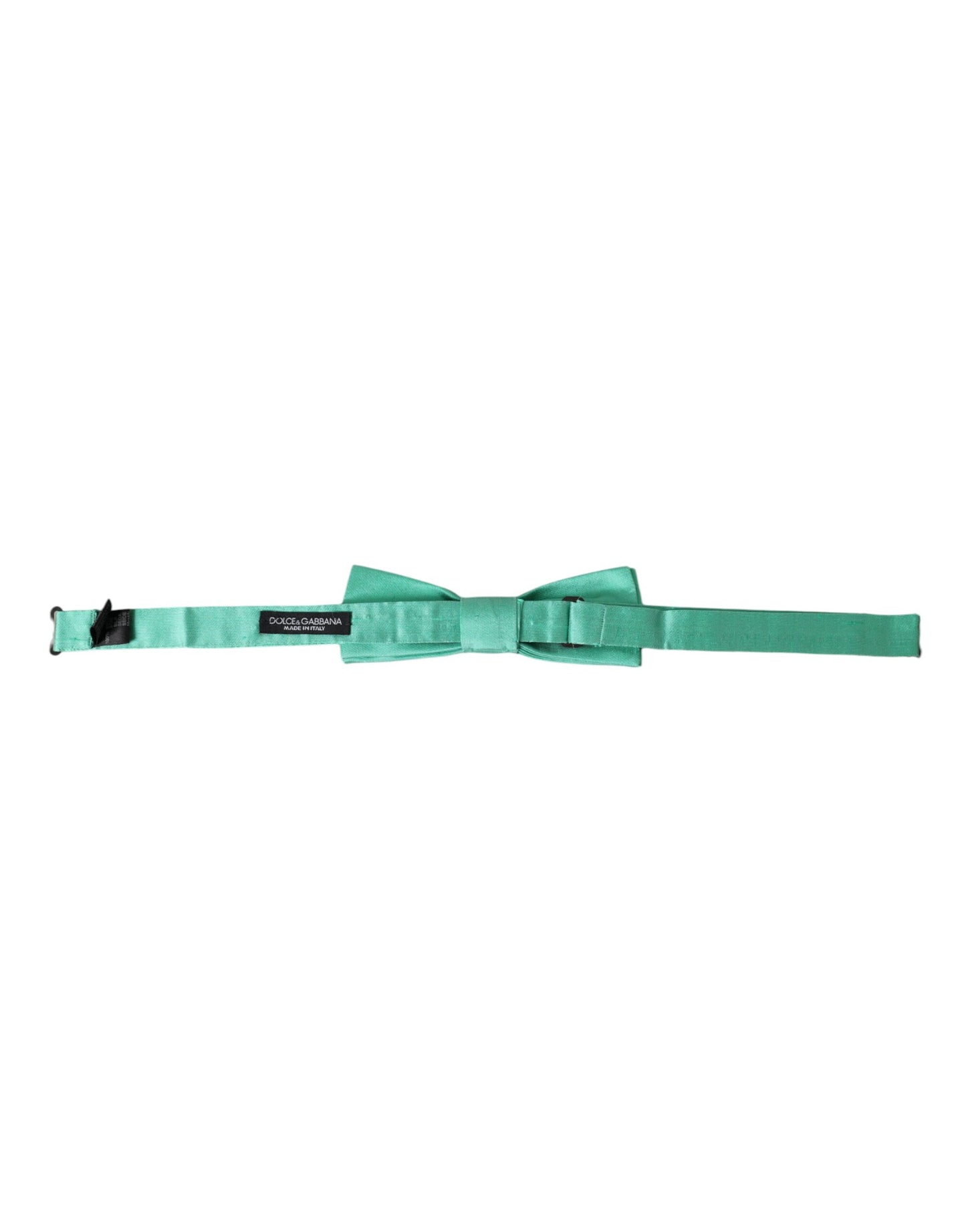 Pajarita de seda verde menta ajustable para hombre