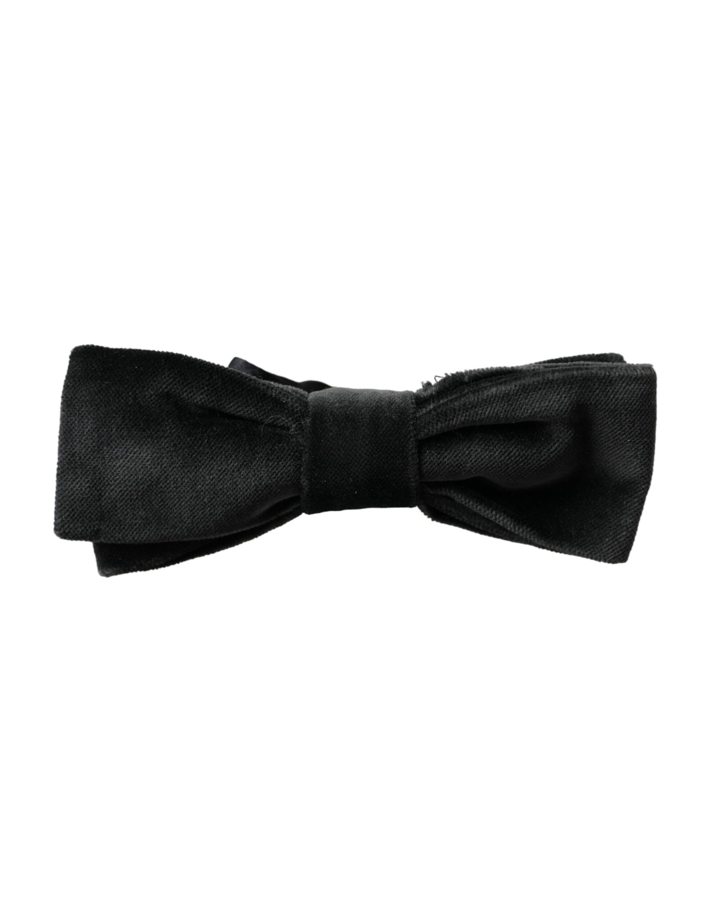 Pajarita de algodón y terciopelo negro ajustable para hombre