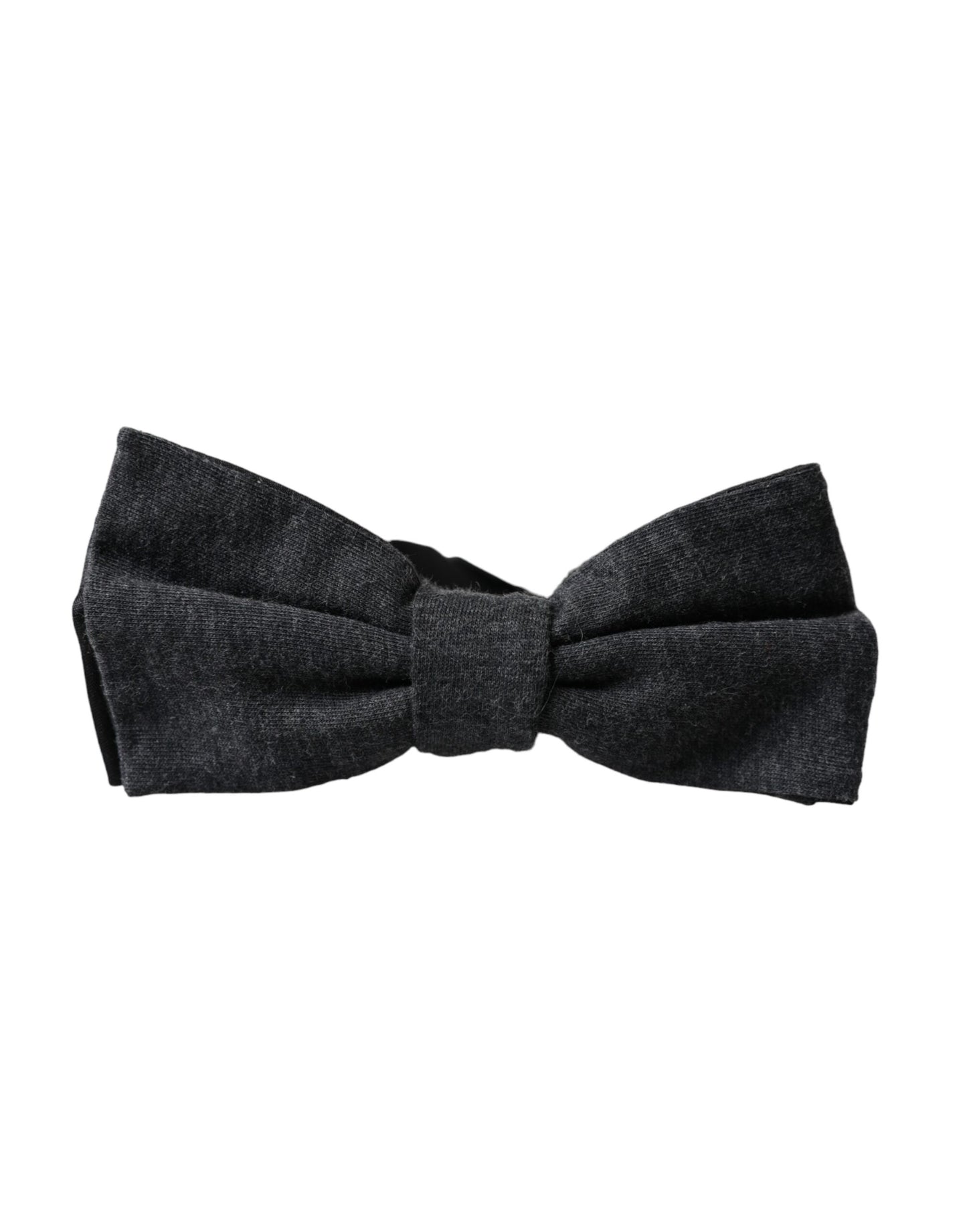 Pajarita de seda gris oscuro ajustable para hombre