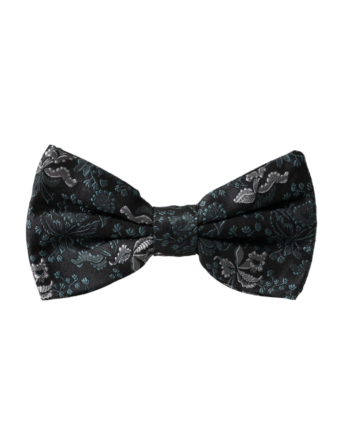 Pajarita ajustable de seda con diseño floral de fantasía multicolor para hombre