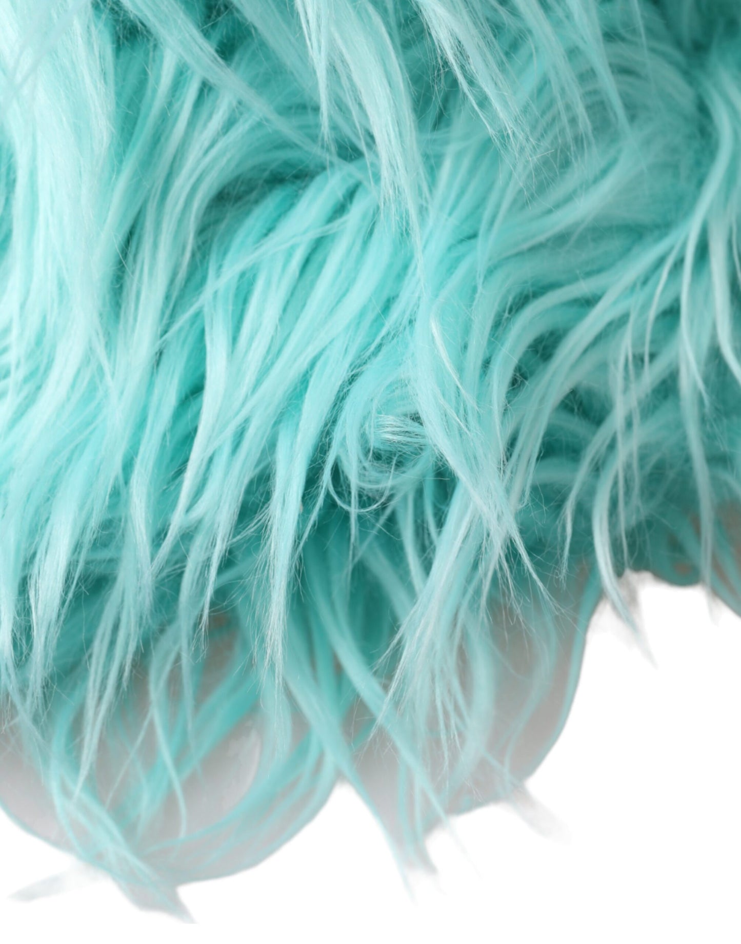 Sombrero de pescador de piel acrílica verde menta para mujer
