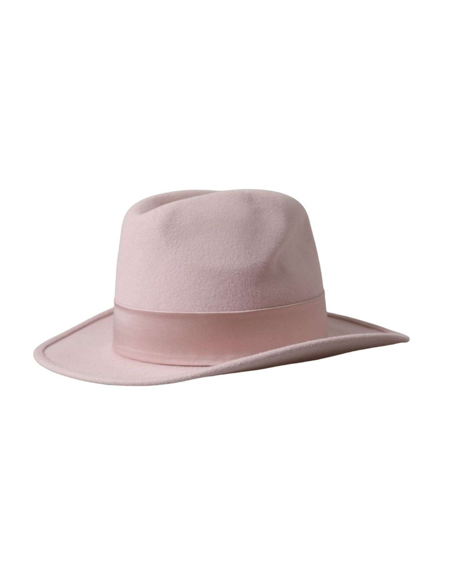 Sombrero Fedora Trilby de Conejo Rosa para Mujer