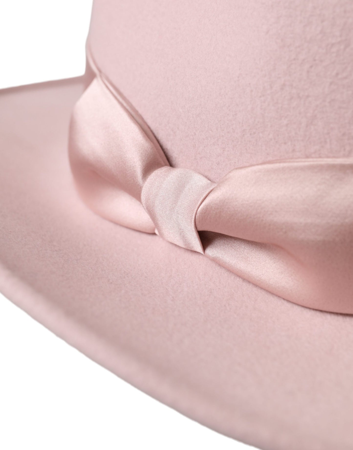 Sombrero Fedora Trilby de Conejo Rosa para Mujer
