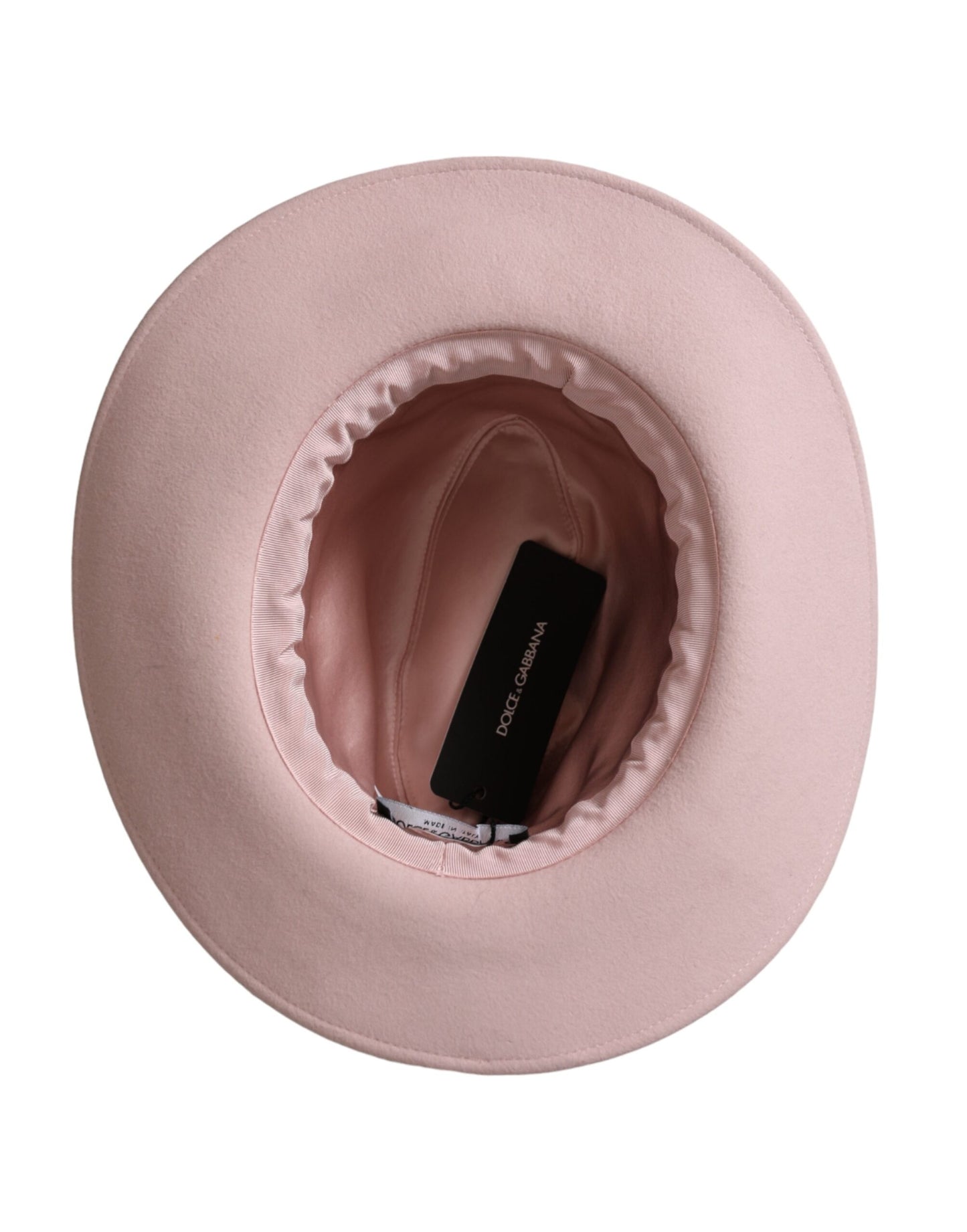 Sombrero Fedora Trilby de Conejo Rosa para Mujer