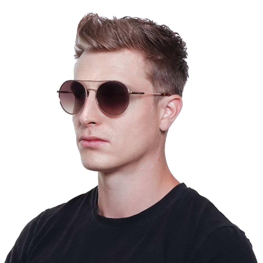 Gafas de sol doradas para hombre